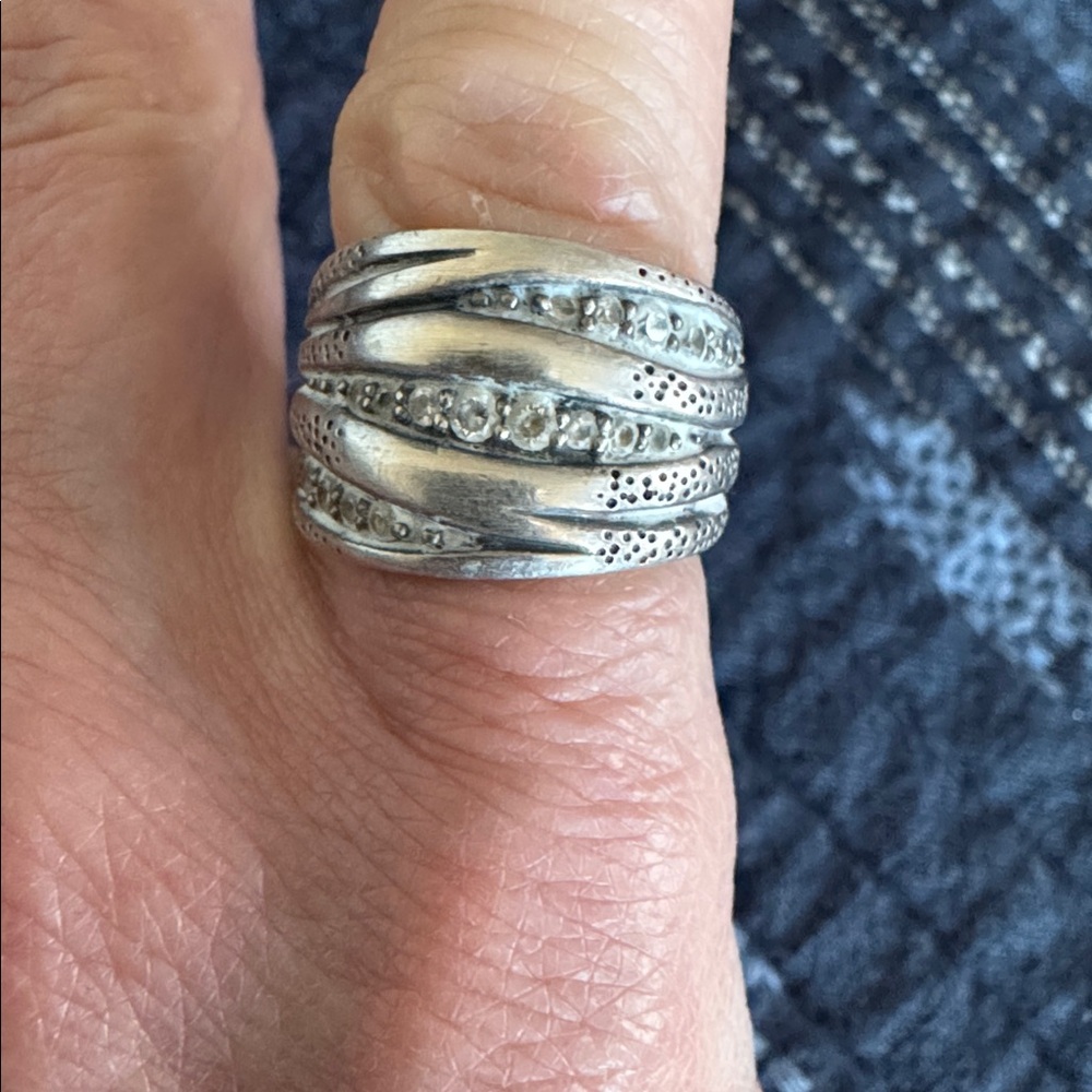 Silpada Organics Sterling Ring R2035 Size 4 - Picture 9 of 11